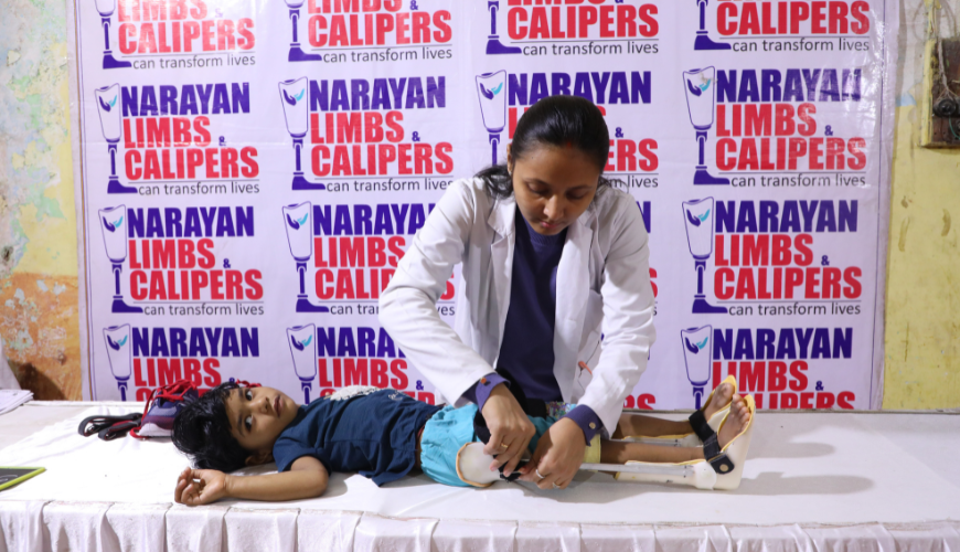 Narayan Seva Sansthan Australia provides free aids (limb, wheelchair) to the differently abled. Join us, donate now!